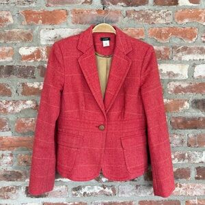 J. Crew Red Blazer